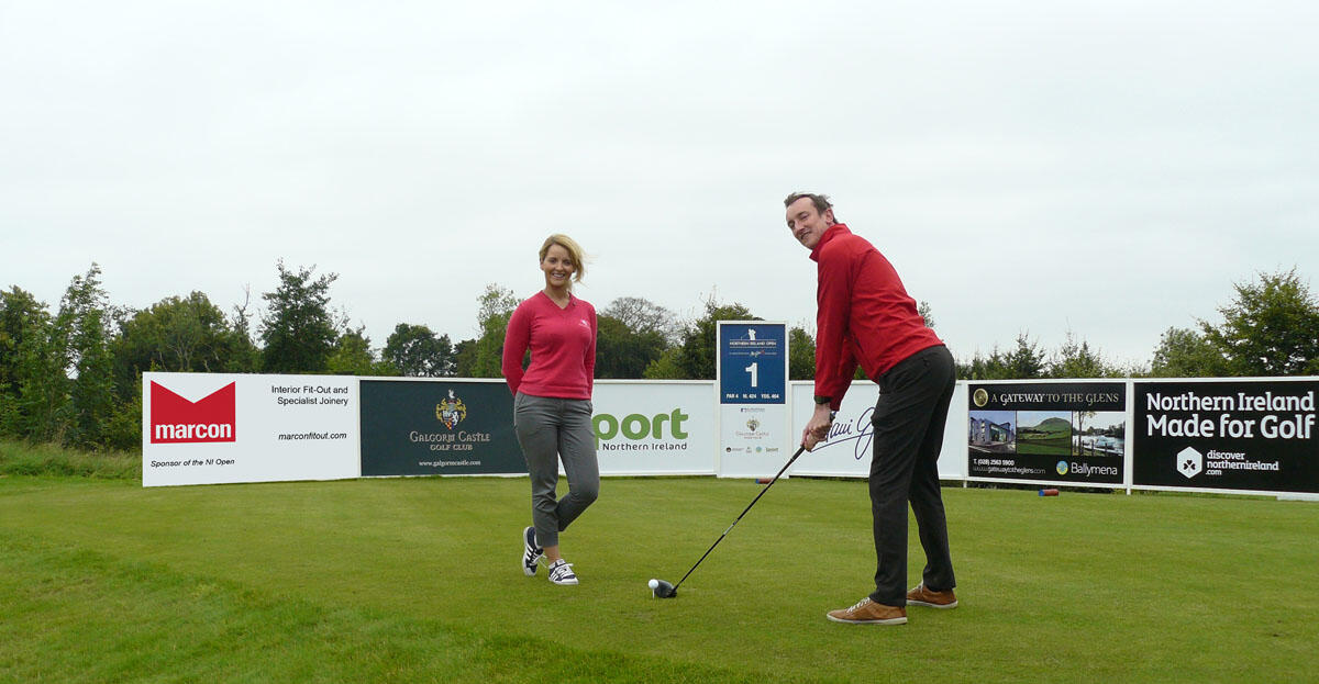 Marcon Fit-Out tees off sponsorship of NI Open at Galgorm Castle