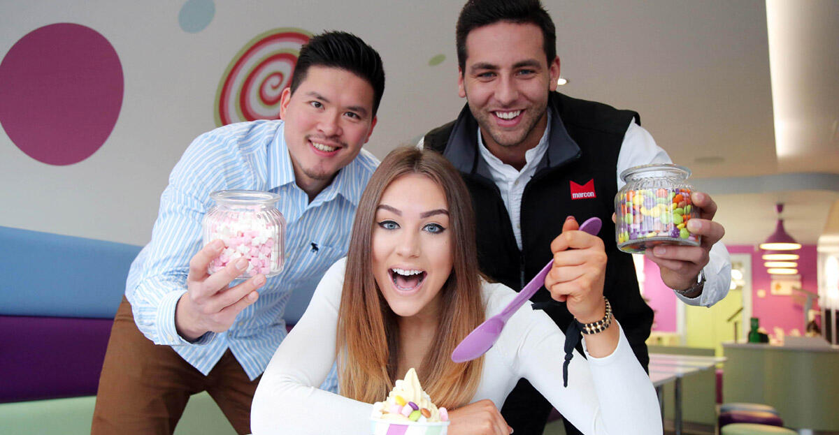 Marcon helps launch new froyo brand in Belfast