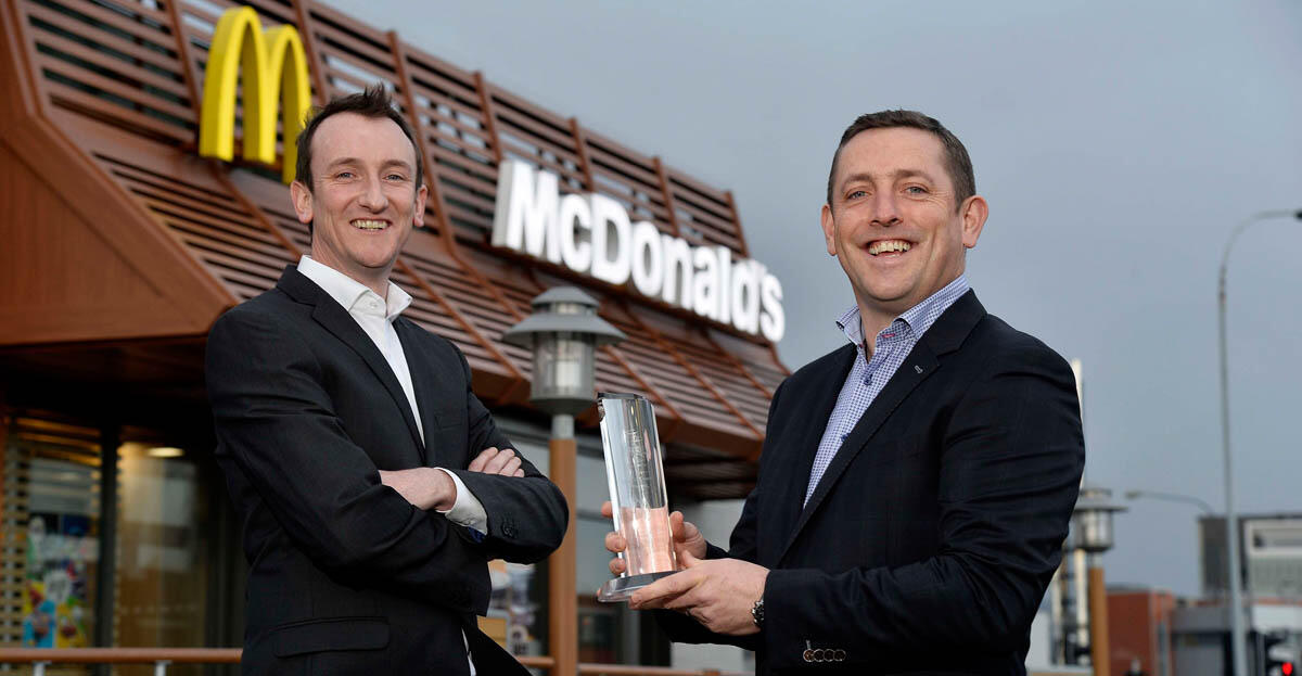 McDonald’s serves up top supplier award to Marcon Fit-Out