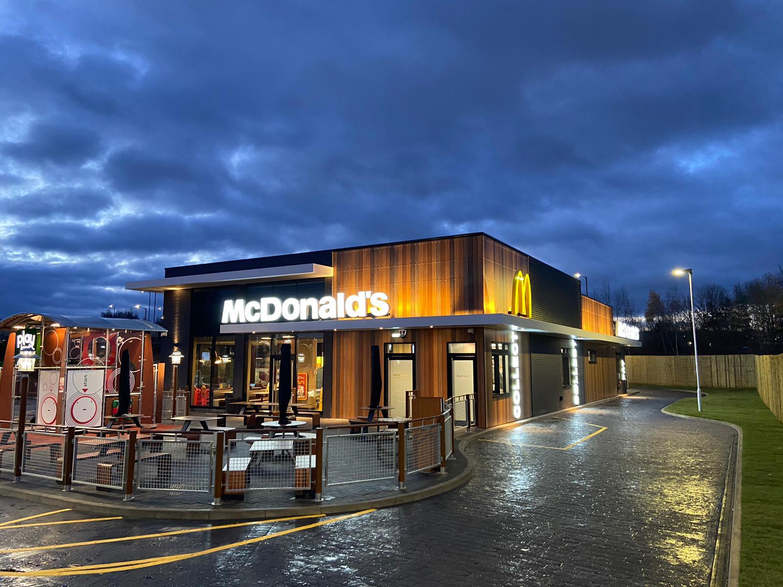 Marcon complete fast track build and fit out for McDonald’s