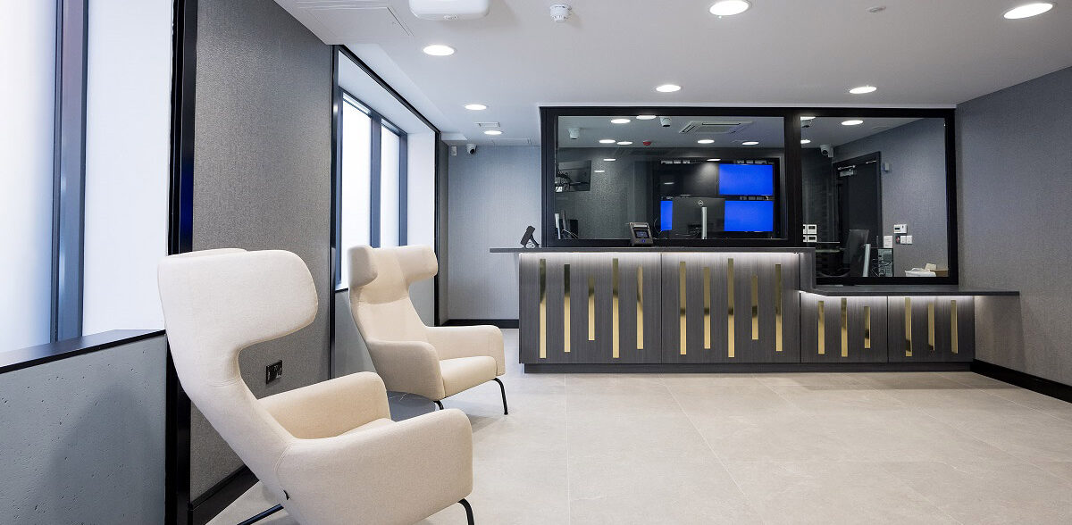 Marcon complete fit out of state-of-art safe deposit box facility