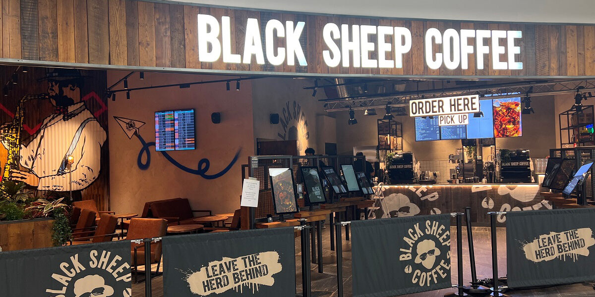 Black Sheep Coffee opens at London Luton Airport