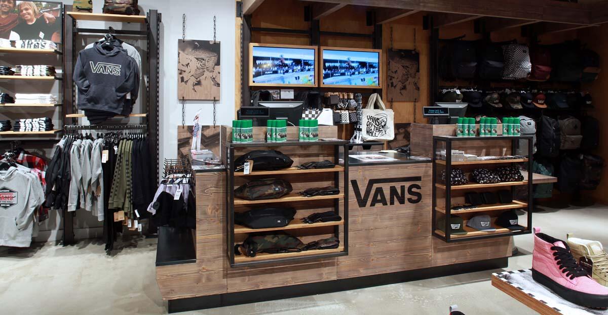 vans at the vans store